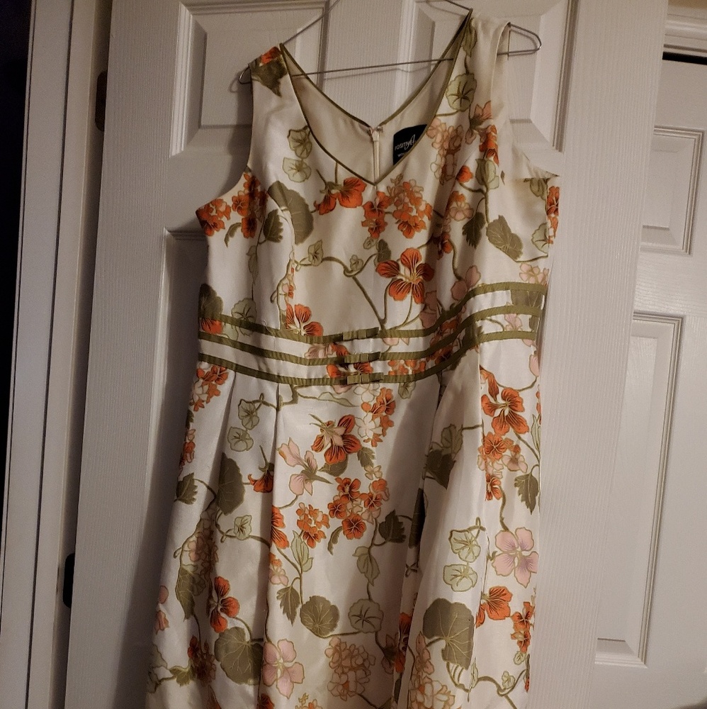 Off white flower dress
